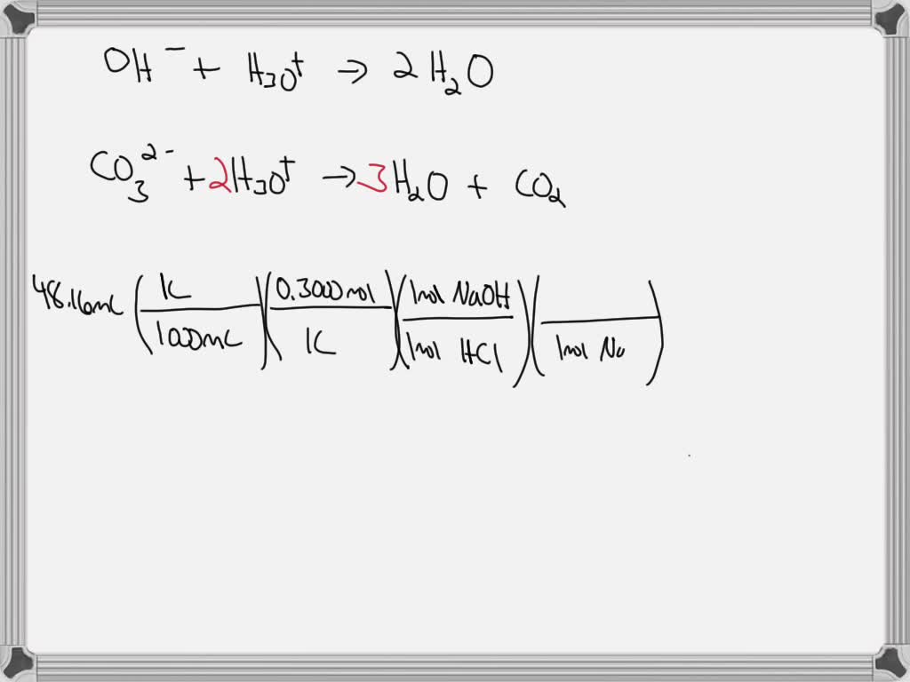SOLVED 1 0023 g Sample Which May Contain Any Suitable Combination Of 
