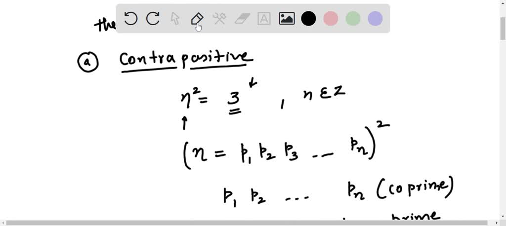 SOLVED: Let N Be An Integer. Show That If N^2 Is A Multiple Of 3, Then ...