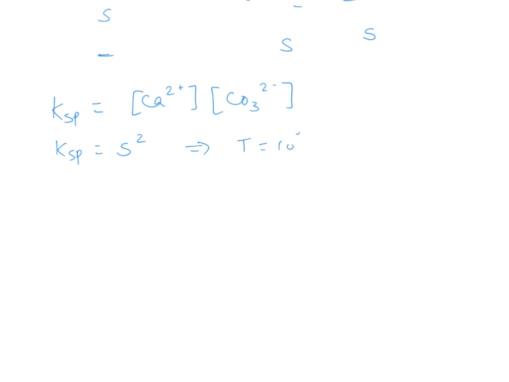 SOLVED Calcium ions present in water supplies are easily precipitated