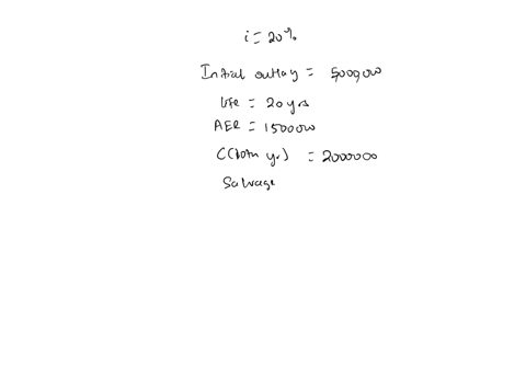 the-details-of-the-feasibility-report-of-a-project-are-as-shown-below-check-the-feasibility-of-the-project-based-on-present-worth-method-using-i-20-initial-outlay-rs-50-00000-life-of-the-pro-38306
