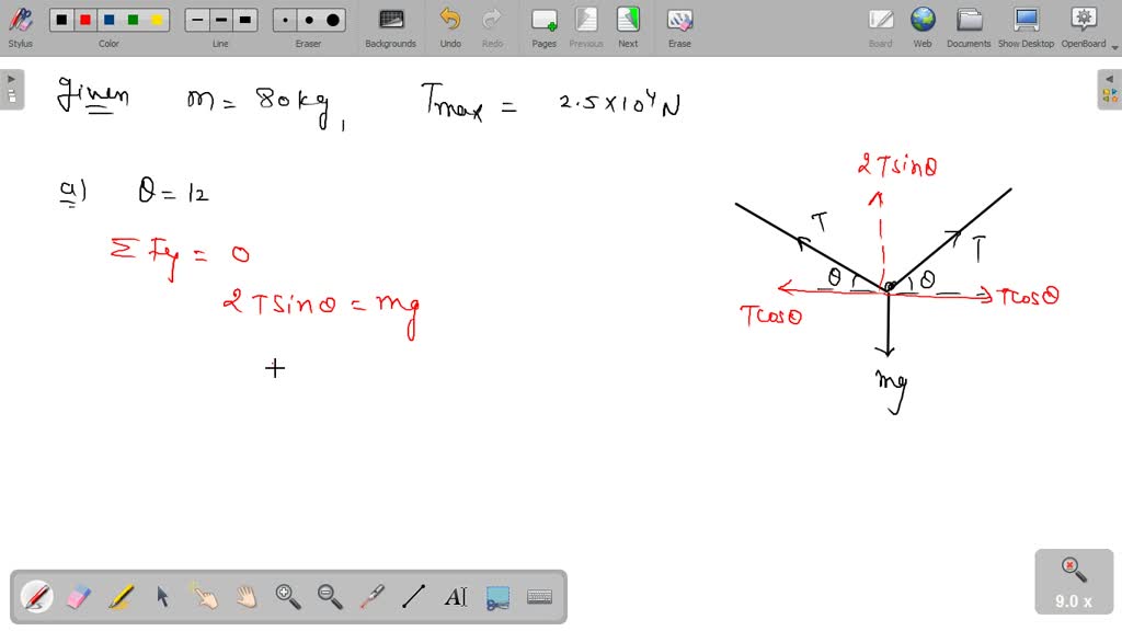 An adventurous archaeologist crosses between two rock cliffs by slowly