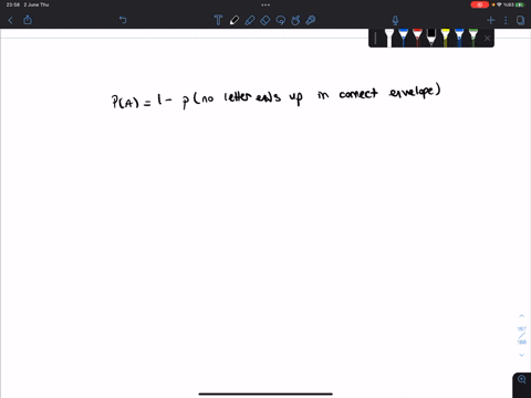 four-letters-to-different-insureds-are-prepared-along-with-accompanying-envelopes-the-letters-are-put-into-the-envelopes-randomly-calculate-the-probability-that-at-least-one-letter-ends-up-i-29027