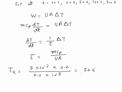 A temperature sensor having a first order dynamic response...