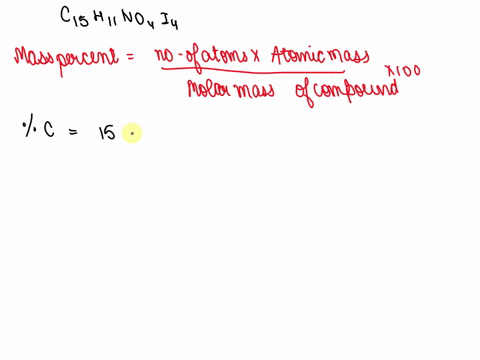 the-thyroid-hormone-thyroxine-has-the-molecular-formula-mathrmc_15-mathrmh_11-mathrmno_4-mathrmi_4-2-94603