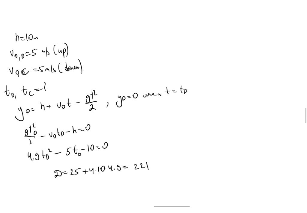 SOLVED Dennis and Carmen are standing on the edge of a cliff that ish