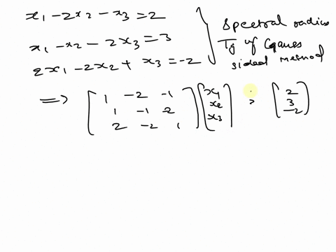 A?a??daki lineer sistem için Gauss - Seidel yönteminin Tg matrisinin ...