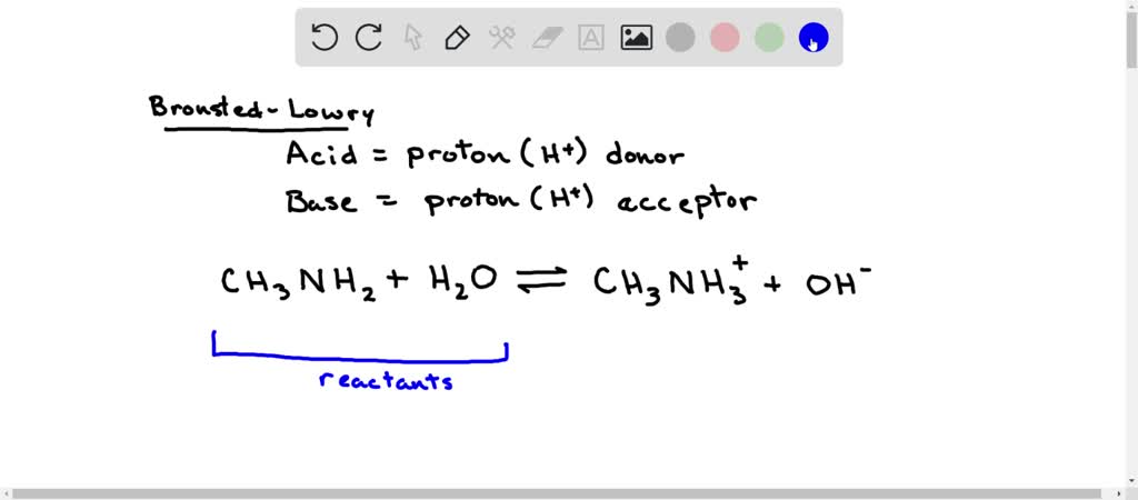 ch3nh2   h2o