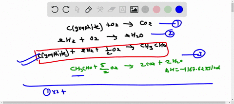 enthalpies-of-formation-of-co2g-and-h2ol-under-standard-conditions-are-39465-and-28584-kjmol-if-the-standard-enthalpy-of-combustion-of-acetaldehyde-ch3cho-is-116762-kjmol-find-its-enthalpy-o-12258