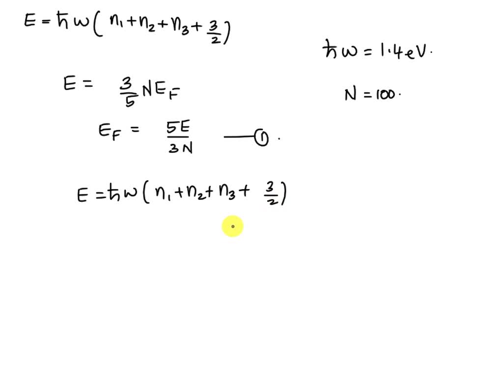 Solved: Problem 4. A Three-dimensional Harmonic Oscillator Has The 