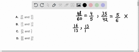 which-two-ratios-represent-quantities-that-are-proportional-o-a-60-and-25-b-16-13-and-13-16-001-and-o-d-33-and-apexicaitiiny-ipeotnt-125-quiz-identifying-proportional-relationships-question-10696