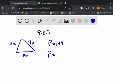 the-ratio-of-the-measures-of-three-sides-of-a-triangle-is-9-8-7-and-its-perimeter-is-144-units-find-57933