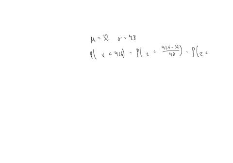 1-the-mean-daily-production-of-a-herd-of-cows-is-assumed-to-be-normally-distributed-with-a-mean-of-32-liters-and-standard-deviation-of-48-liters-a-what-is-the-probability-that-daily-producti-39446