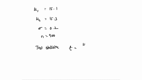a-normal-population-has-a-deviation-of-02-two-samples-of-sizes-900-each-are-taken-and-found-the-mean-as-1510-and-1530test-the-significant-33056