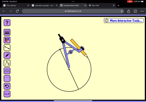 Constructing a Square Inscribed in a Circle Construct a...