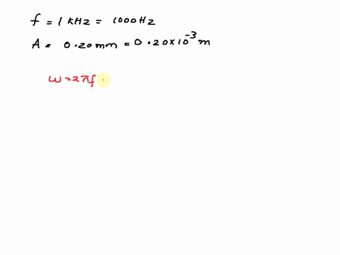the-diaphragm-of-a-loudspeaker-moves-back-and-forth-in-simple-harmonic-motion-to-create-sound-the-frequency-of-the-motion-is-f-10-khz-and-the-amplitude-is-a-020-mm-what-is-the-maximum-accele-78897