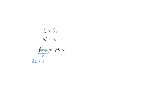 the-length-of-a-rectangle-is-six-times-the-width-the-perimeter-of-the-rectangle-is-28-inches-what-is-the-area-of-the-rectangle-in-square-inches-08956