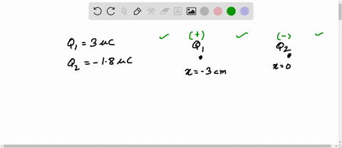 two-point-charges-q1-30-c-and-q2-18-c-are-placed-on-the-x-axis-suppose-that-q2-is-placed-at-the-origin-and-q1-is-placed-at-the-coordinate-x1-30-cm-figure-1-at-what-points-along-the-x-axis-is-27137