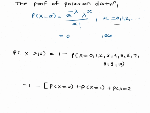 the-number-of-customers-arriving-per-hour-at-certain-automobile-service-facility-is-assumed-to-follow-poisson-distribution-with-mean-1-compute-the-probability-that-more-than-10-customers-wil-91233