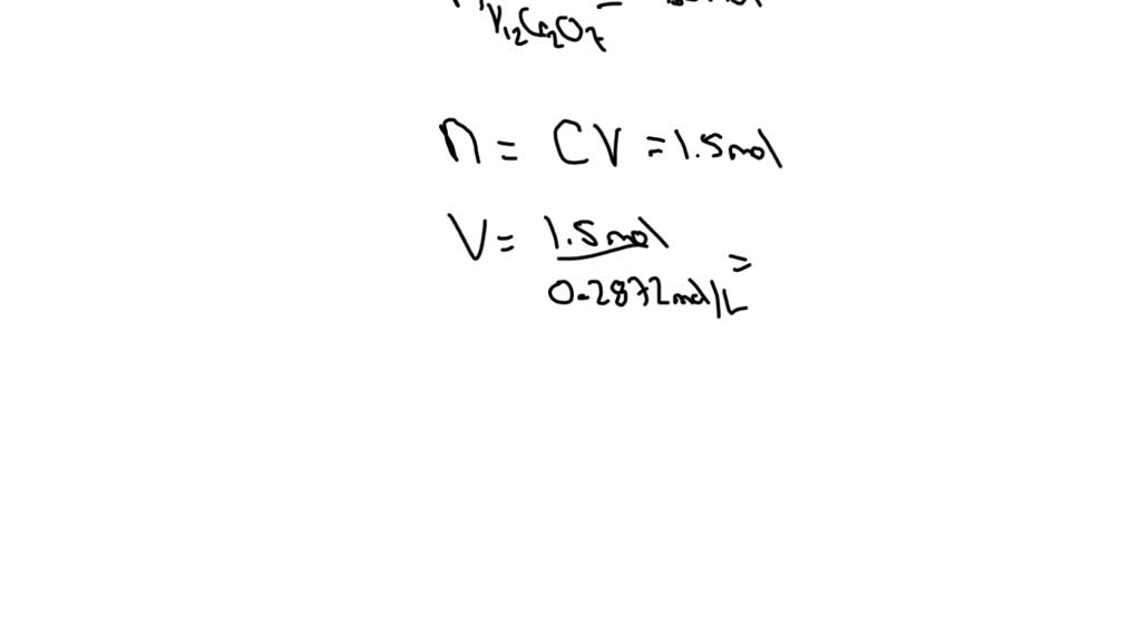 SOLVED A Stock Solution Of Potassium Dichromate Is Made By Dissolving changing-units-volumes-densities-lgb-physics-year-9-density-ppt