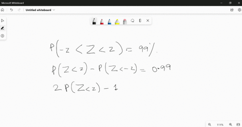 find-the-z-score-for-which-99-of-the-distributions-area-lies-between-z-and-z-72399