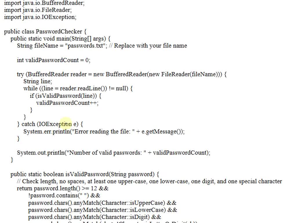 SOLVED: We've all been there - tasked to create a password that meets ...