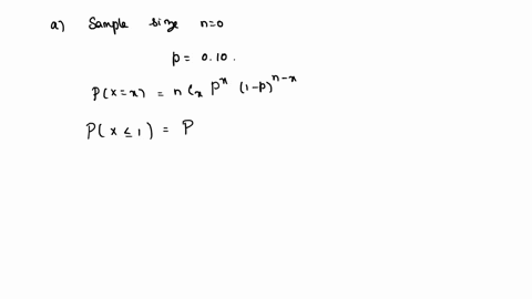 suppose-that-the-probability-that-an-item-produced-by-a-certain-machine-will-be-defective-is-01-find-the-exact-probability-that-a-sample-of-10-items-will-contain-at-most-1-defective-item-13291