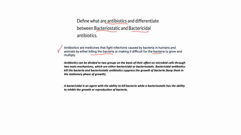 define-what-are-antibiotics-and-differentiate-between-bacteriostatic-and-bactericidal-antibiotics