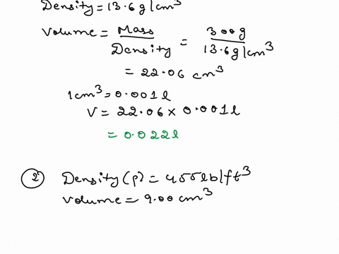 what-volume-in-liters-will-3000-8-of-_-mercury-occupy-density-of-mercury-is-136-glcm-the-density-of-zinc-is-455-ibft-find-the-mass-in-g-of-900-cm-of-zinc_-in-254-cm-and-ib-4536-g-an-object-w-40617