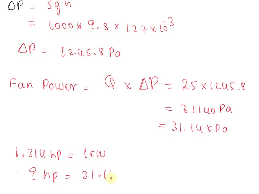 Hello Please show complete solution A. Find the air hp of an industrial
