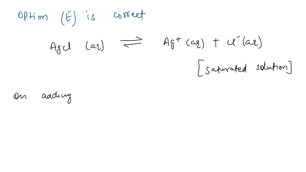 SOLVED: 27. How does the addition of NH3(aq) affect a saturated ...