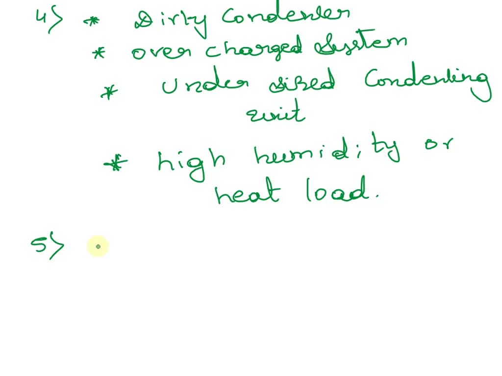 SOLVED 6. Would the discharge pressure be more or less with an
