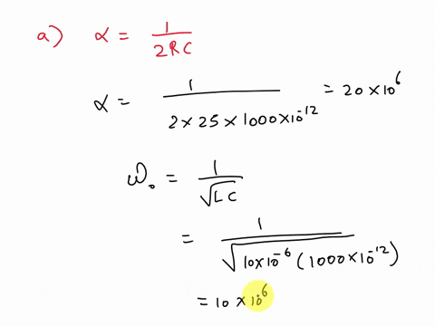 consider-the-circuit-shown-in-below-in-which-the-switch-has-been-open-for-a-long-time-prior-to-t0-a-compute-the-undamped-resonant-frequency-the-damping-coefficient-and-the-damping-ratio-of-t-61446