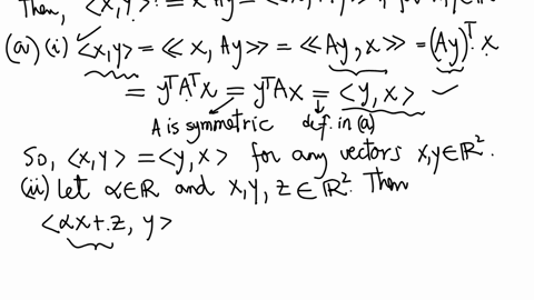 dsc-212-mathematical-foundations-for-data-science-11-aleftbeginarrayll1-1-1-3endarrayright-be-a-2-times-2-real-positive-definite-matrix-meaning-all-eigenvalues-are-positive-a-check-if-leftlangle-x-y-x