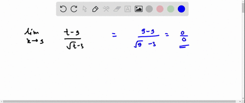 in-the-following-exercises-use-direct-substitution-to-show-that-each-limit-leads-to-the-indeterminate-form-0-0-then-evaluate-the-limit-lim-_x-rightarrow-9-fract-9sqrtt-3-2