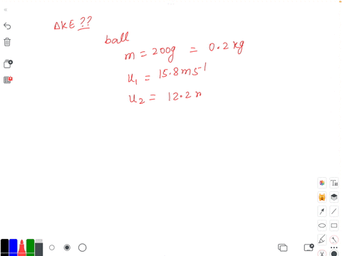 calculate-the-change-in-kinetic-energy-of-a-ball-of-mass-200-g-when-it-bounces-assume-that-it-hits-the-ground-with-a-speed-of-158-m-s1-and-leaves-it-at-122-m-s1-19206