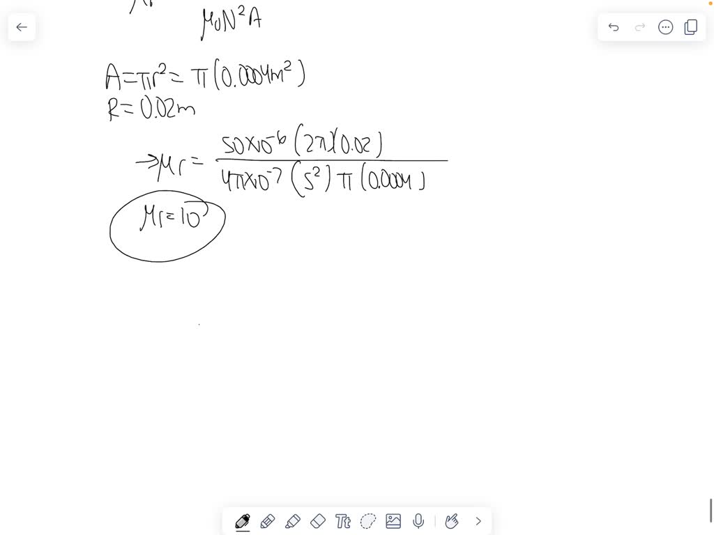 Calculate the number of turns required for an inductance of 1mH. You