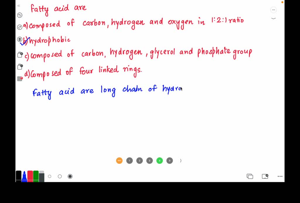 Solved The Carboxyl Group Is Found In All Fatty Acids Or Cheggcom