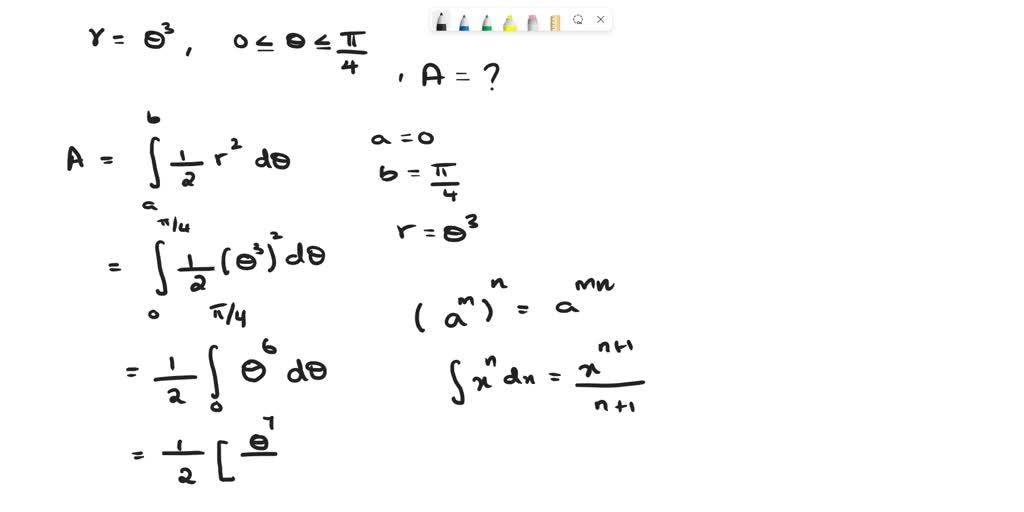 SOLVED: Find the area of the region that is bounded by the given curve ...