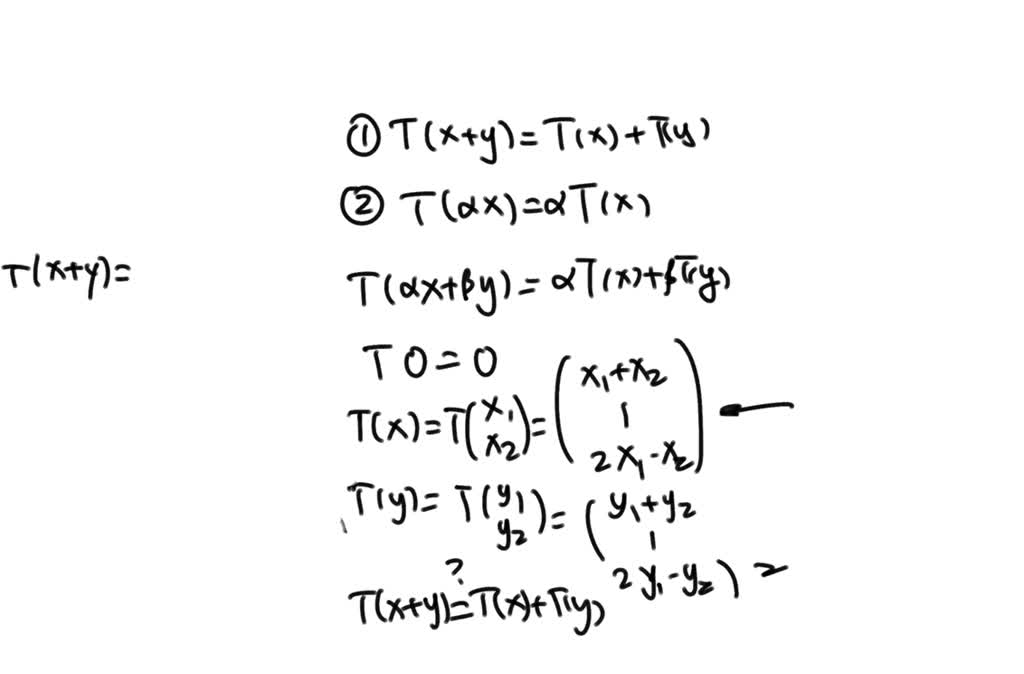 SOLVED Problem 3 Let X Y Be Two Linear Spaces A Linear Mapping Or