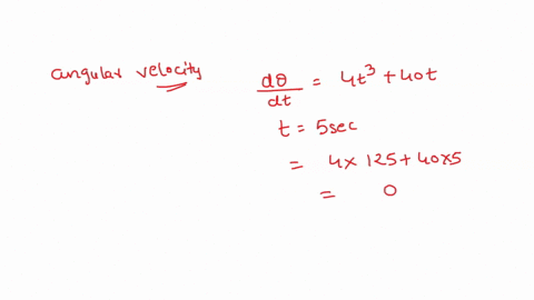 1-the-rotation-of-the-pulley-is-defined-by-0-3t4-20t2-6-where-is-in-rad-and-t-is-in-seconds-find-the-values-of-the-angular-velocity-and-angular-acceleration-when-t-5-sec-52568