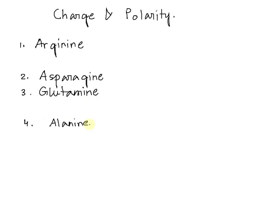 SOLVED Classify these amino acids as acidic, basic, neutral polar, or neutral nonpolar Drag