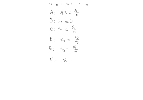 show-all-work-c-this-question-will-have-you-evaluate-integral-as-a-limit-of-riemann-sums-8-2c-dx-using-the-definition-of-the-idivide-the-interval-06-into-n-subintervals-of-equal-length-xand-81925