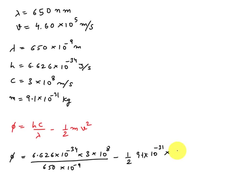 solved-light-with-wavelength-650-nm-incident-on-metallic-surface