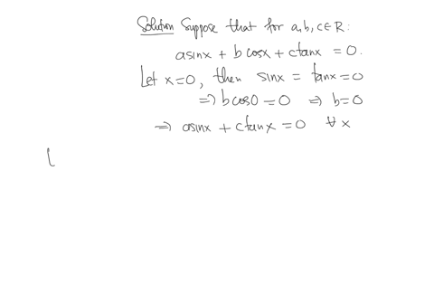 is-sin-x-cos-x-tan-x-linearly-independent-on-r