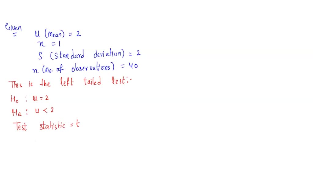 SOLVED A horticulturist working for large plant nursery is conducting