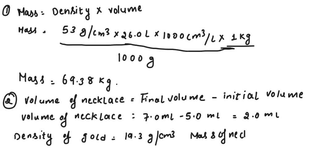 SOLVED Density and Specific Gravity Problems Ammonium chloride is used