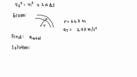 a-car-moves-clockwise-around-a-circular-path-with-radius-663-m-the-car-started-from-rest-at-the-point-farthest-to-the-west-on-the-path-and-has-a-constant-tangential-acceleration-of-240-ms2-problem-0-2