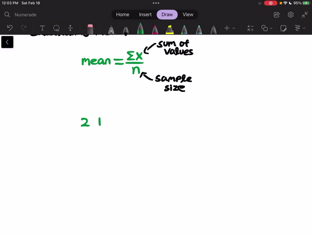 solved-calculating-the-mean