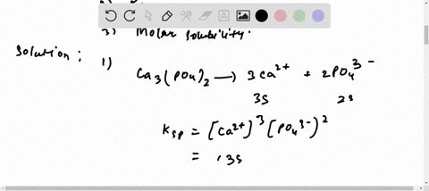 1-calculate-the-molar-solubility-of-ca3po42-ksp-20-x-10-29-a-in-pure-water-b-in-a-0115-m-solution-of-cacl2-2-a-calculate-the-ksp-of-a-saturated-solution-of-cdoh2-containing-794-x-10-5-m-oh-ions-3-dete