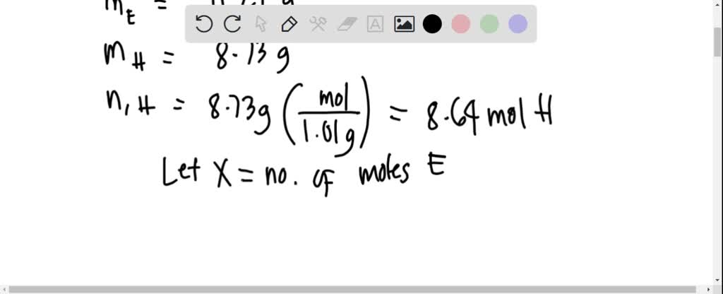 SOLVED: A binary compound between an unknown element E and hydrogen ...